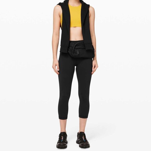 Lululemon Wunder Under Crop (High-Rise) *Full-On Luon 21" Black - Picture 1 of 12